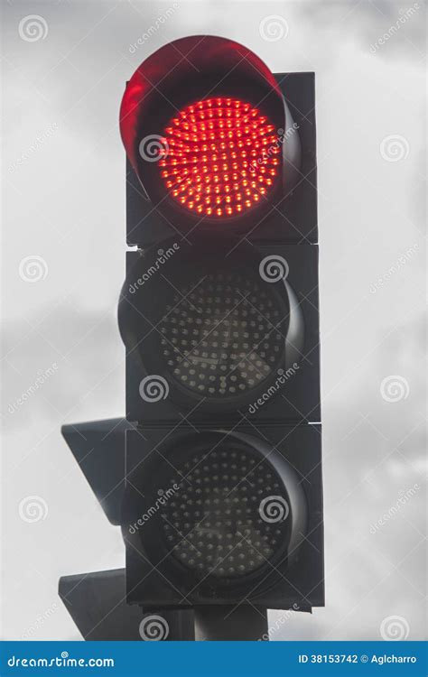 Red Trafficlight Stock Photo Image Of Information Trafficlight 38153742
