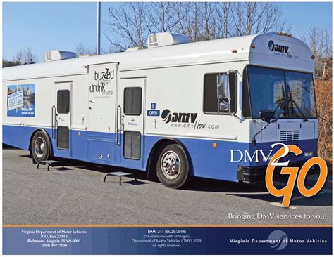 Form DMV 244. DMV 2 Go Brochure - Virginia | Forms - Docs - 2023