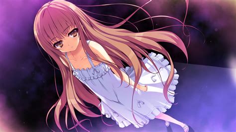 561464 Anime Girls Closed Eyes Pink Hair Visual Novel Naderebo Tsubasa