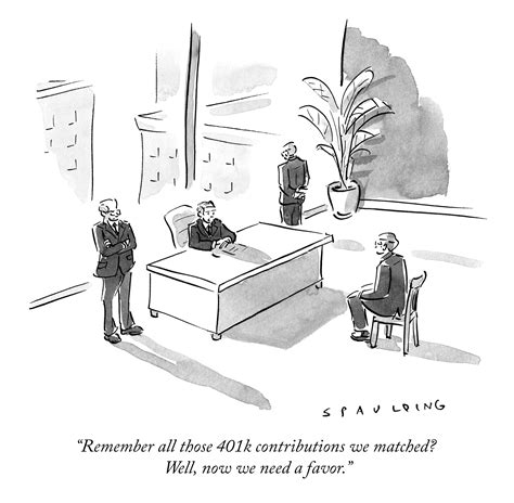 New Yorker Cartoon Considers 401ks Squared Away Blog