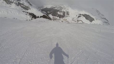 Hier liegt im winter der schnee meist meterhoch, und der den ort. Skifahren Bivio - YouTube