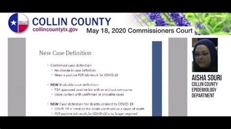 Collin County Commissioners Court May 18th 2020 Youtube