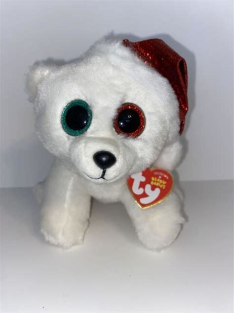 2019 Holiday Ty Beanie Boos Oslo Polar Bear Stocking Cap 6 Walgreens For Sale Online Ebay