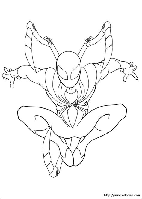 COLORIAGE  Iron Spider