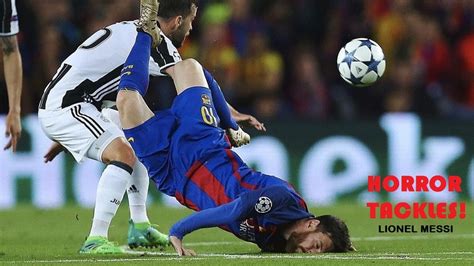 Lionel Messi Ii Brutal And Aggressive Tackles On Messi Hd 05 Youtube