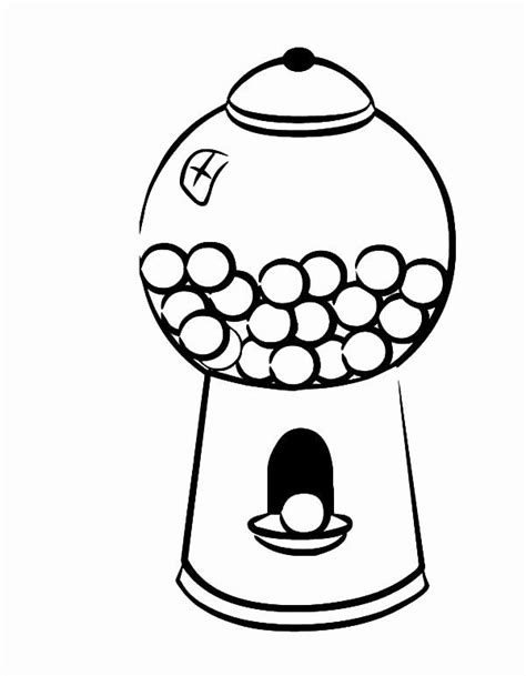 Free printable gumball machine coloring pages for kids of all ages. 28 Gumball Machine Coloring Page in 2020 | Gumball machine ...