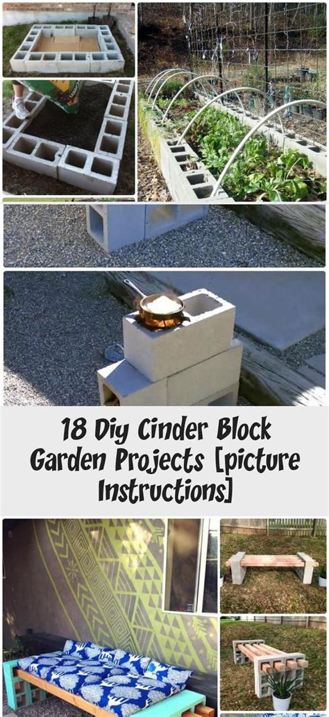 The growums is very similiar to the earth box but much less expensive. DIY Cinder Block Raised Garden Box-10 Simple Cinder Block ...