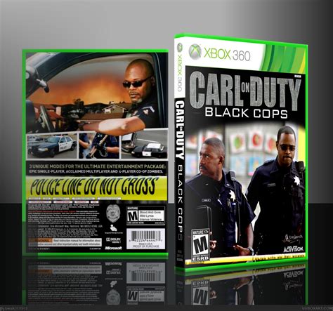 Carl On Duty Black Cops Xbox 360 Box Art Cover By Lowalk