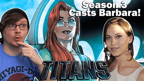 Titans Casts Barbara Gordon Titans Season Hbo Max Dc Universe