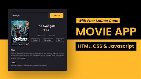 Movie Guide App With Javascript Coding Artist