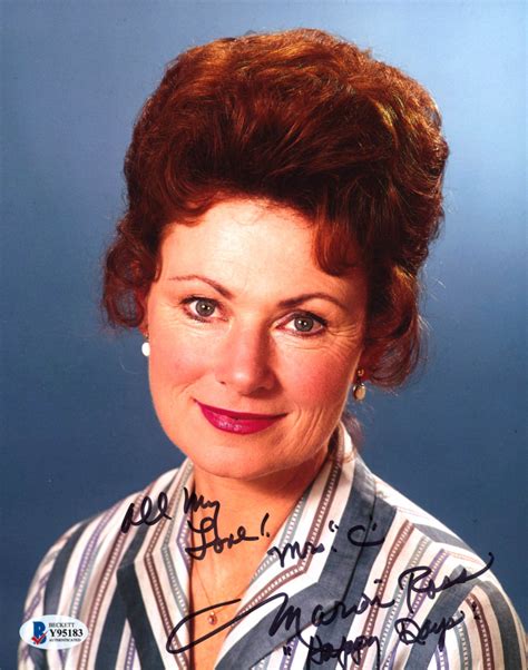 Marion Ross Signed Happy Days 8x10 Photo With Multiple Inscriptions Beckett Coa Pristine