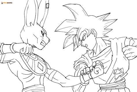 Dibujos De Goku Para Colorear Aniyuki