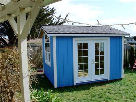 Tiny house floor plans 10×12. Sweet 10x12 Portable Studio with French by ...