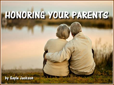 Honoring Your Parents Mim
