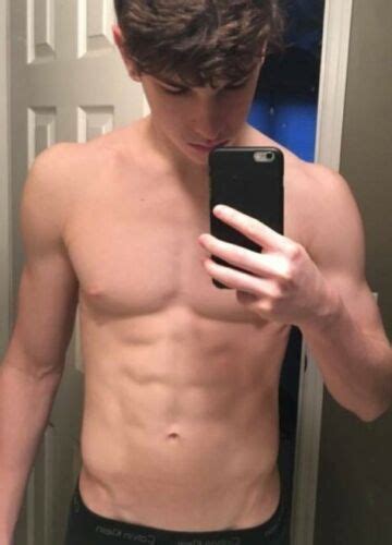 Shirtless Male Beefcake Frat Jock Muscular Body Hunk Selfie Guy PHOTO X F EBay
