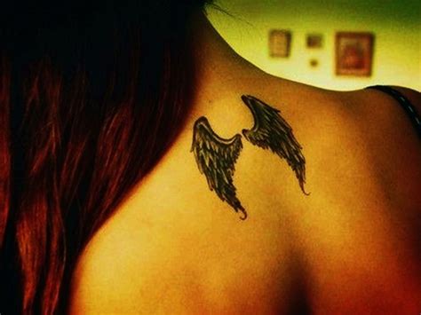 40 Beautiful Angel Tattoo Designs For Girls And Boys Neck Tattoos Women