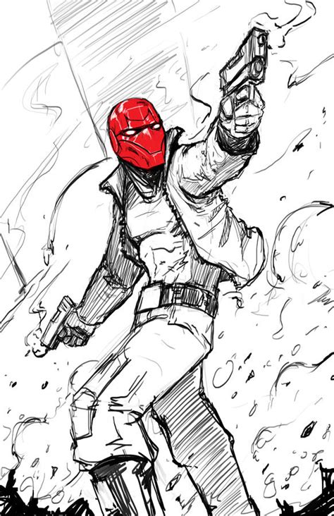 Red Hood Sketch By Xashe On Deviantart