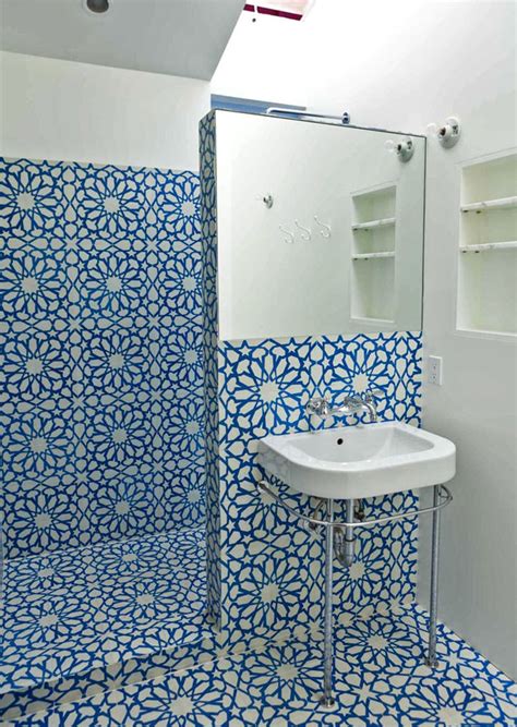 17 Floral Bathroom Tile Designs Ideas Design Trends