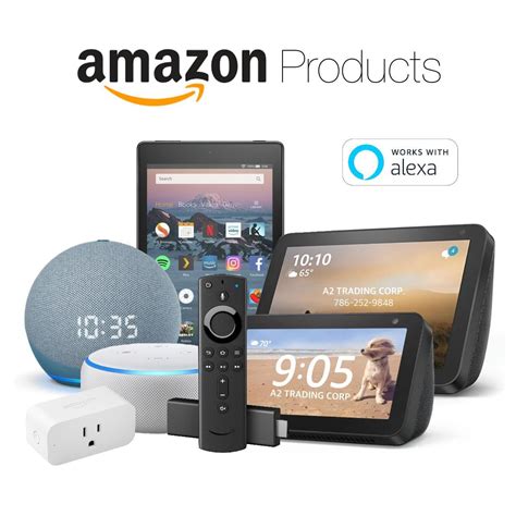 Amazon Products With Alexa Speakers Tablets Smart Hubs Streaming