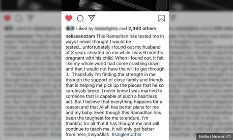Saya gembira akhirnya bercerai dengan ammar. Ammar Alfian pula didakwa curang