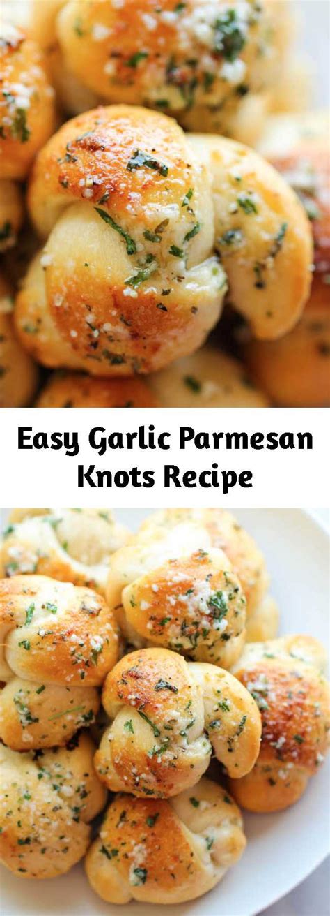 Easy Garlic Parmesan Knots Recipe 9am Chef