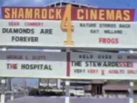 I thought this theater was so classy, very pretty (inside). Shamrock 4 Theater, Houston, Texas 1972 - YouTube