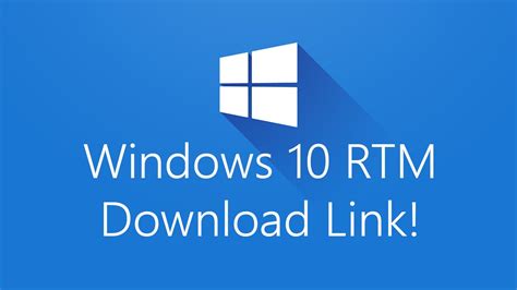 Windows 10 Rtm
