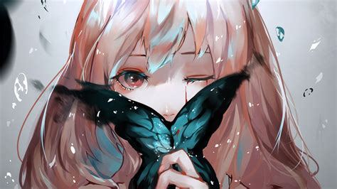 Anime Butterfly Girl Wallpapers Top Free Anime Butterfly Girl