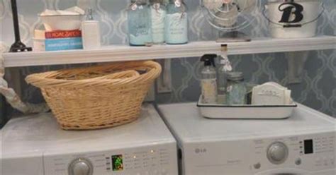 This will give you the room that you need to work here without any hassle. Inexpensive Small Laundry Room Redo | Hometalk