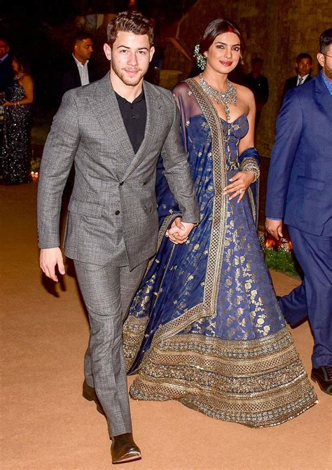 Priyanka chopra and nick jonas's wedding is the gift that keeps on giving. Nick Jonas, Priyanka Chopra Look in Love at Mumbai Wedding ...