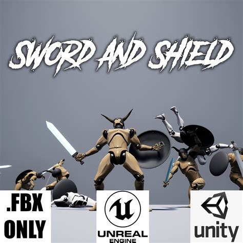 Sword And Shield Attack And Finisher Animations For Unity Or Unreal