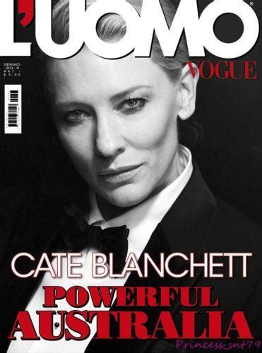 Luomo Vogue Magazine March 2014 Cate Blanchett Baz Luhrmann Abbie Cor