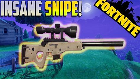 Insane Sniper Shot Fortnite Battle Royale Youtube