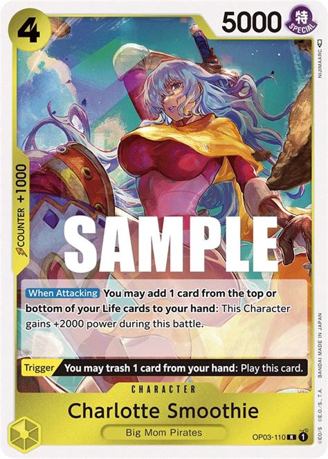 Charlotte Smoothie Pillars Of Strength One Piece Card Game