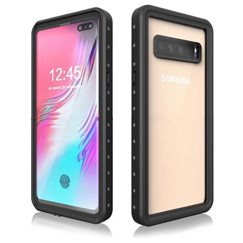 Redpepper Ip68 Samsung Galaxy S10 5g Waterproof Case Black Clear