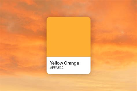 Yellowish Orange Color