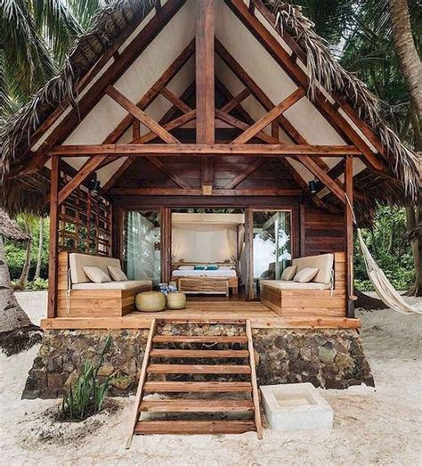 70 Fantastic Small Log Cabin Homes Design Ideas 38 Beach House