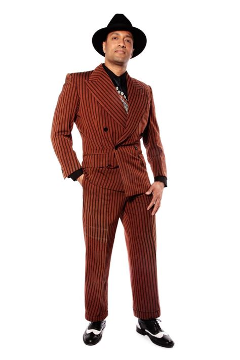 1930s Gangster Jazz Dude Costume W Zoot Suit