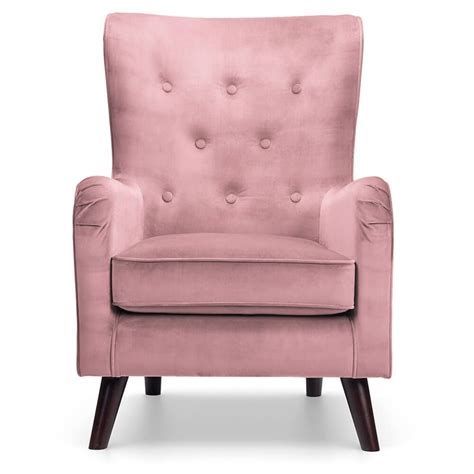 Pink Velvet Accent Chair Sloane And Sons