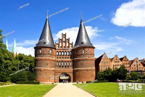 Holstentor Gate Landmark Of The Hanseatic City Of Luebeck Unesco