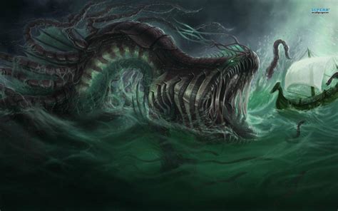 Sea Serpent Wallpapers Top Free Sea Serpent Backgrounds Wallpaperaccess