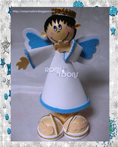 More images for como hacer angelitos de fomi para bautizo » Ronycreativa blog de manualidades: ANGELITOS DE FOMI