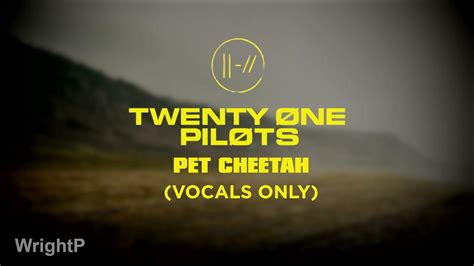 Twenty One Pilots Pet Cheetah Vocals Only Near Studio Quality