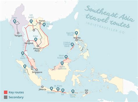Southeast Asia Itineraries And Travel Routes Ultimate Guide • Indie