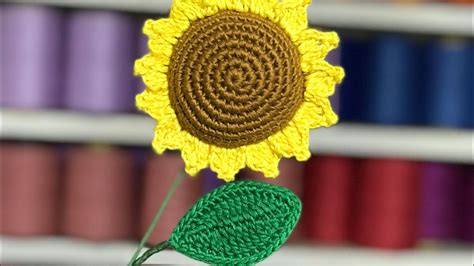 Crochet Sunflower Tutorialbeginner Youtube