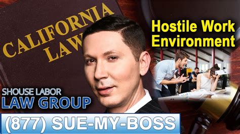 How Do I Prove A Hostile Work Environment In California Sexual