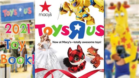 toys r us holiday toy books are officially back macy s toy book 2021 youtube
