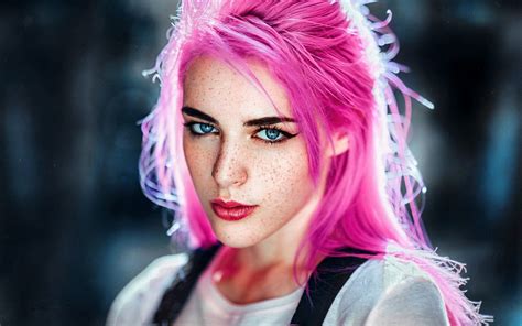 Pink Hair Wallpapers Top Free Pink Hair Backgrounds Wallpaperaccess