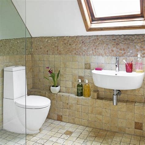 Discover the best small bathroom designs that will brighten up your space and make the whole room feel bigger! Attic bathroom with sloping ceiling | Bathroom design small, Small bathroom, Small wet room
