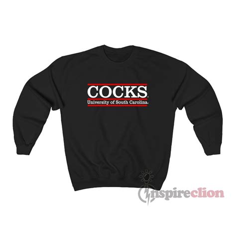 university of south carolina cocks unisex crewneck sweatshirt custom